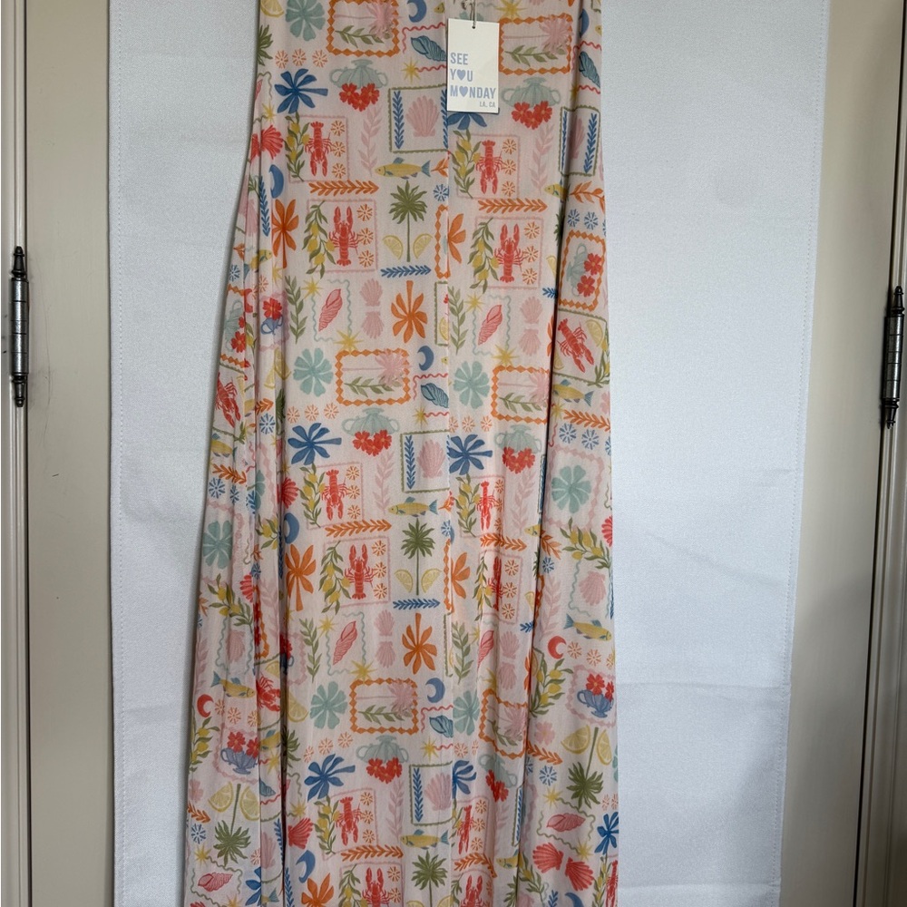 See You Monday Women's A-Line Skirt - Multicolor Floral